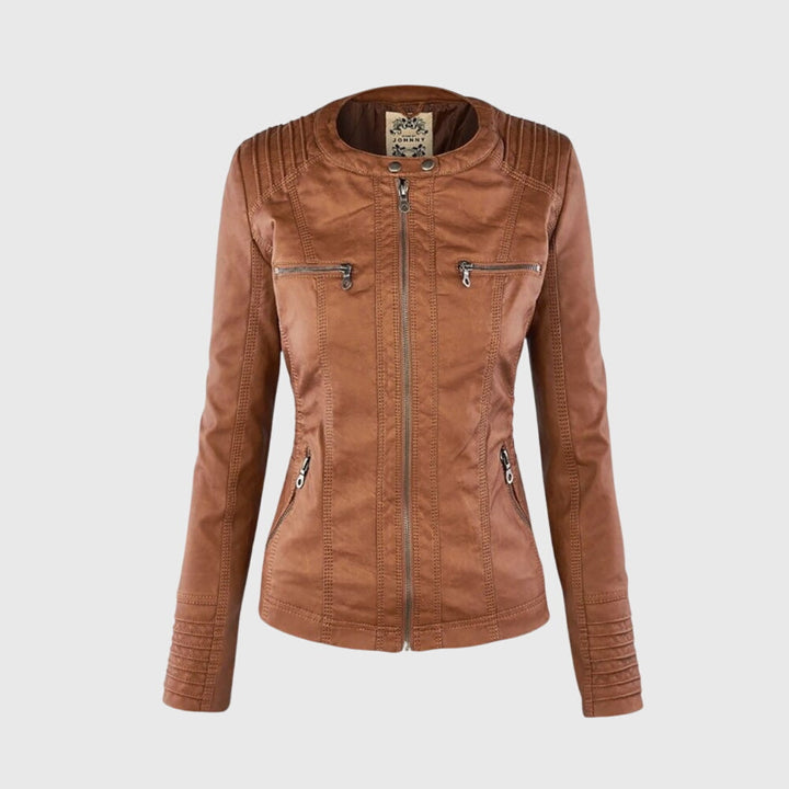 Karoline – Stylish Leather Jacket