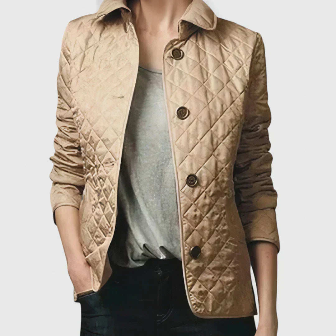 Olivia – Diamond Quilted Jacket